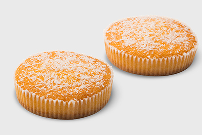 Torta tipo taza plana