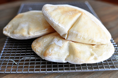 Pan pita árabe