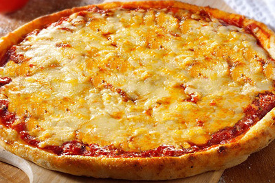 Pizza con esquinas